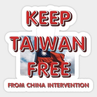 Keep Taiwan Free Sticker